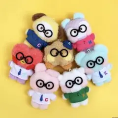 BT21 minini【TATA】PLUSH KEYRING(PREPPY)