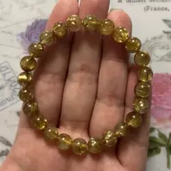 ⭐︎【天然】タイチンルチルクオーツ ブレスレット 5.8g - メルカリ