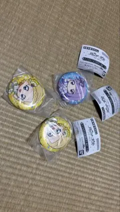 アイカツ！ プリパラ 大空あかり 氷上スミレ 缶バッジ 特典 10th