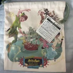 ピーターパン ネバーランドアドベンチャー 巾着