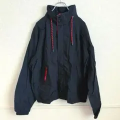 Swingster USA製 ナイロンジャケット 紺 M メッシュ裏地 古着