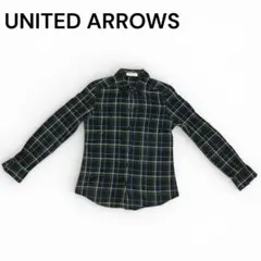 UNITED ARROWS チェック柄長袖シャツ　Mサイズ 定番 人気