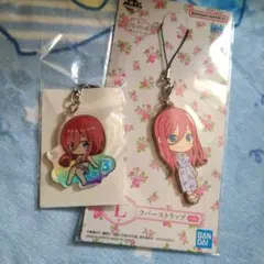 五等分の花嫁 一番くじ 夢のひととき ラバスト 水着 アクキー 三玖 2点