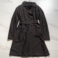 GUCCI Belted trench coat nylon Black 38のサムネイル