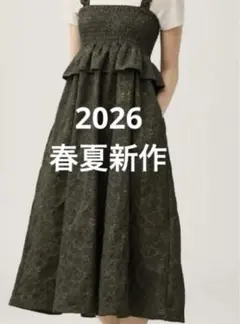 新品未使用品スモッキングワンピース by rokh キャミワンピース