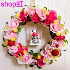 ❤新作❤春リース・どんぐりアート・桜・ローズ