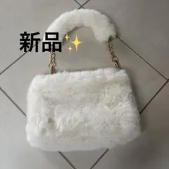 新品✨GALLIEST ファー付きショルダーバッグ　斜めがけ　今期