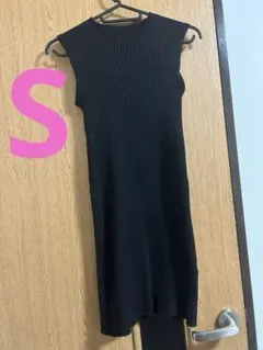 【未使用】LIP SERVICE❤️ノースリーブニットミニワンピース