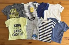 男の子　半袖Tシャツ　8枚セット　まとめ売り　70〜90サイズ