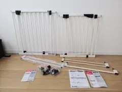 調整可能なベビーゲート2個セット売り