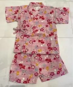 女の子　甚平　浴衣　90センチ