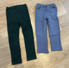 パンツ　2点セット　グリーン系