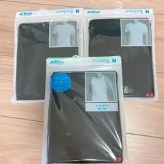 AIRism メンズ Tシャツ Mサイズ 3枚セット ブラック