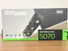 ZOTAC RTX 5070 SOLID 12GB 美品・付属品完備