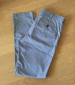 ユニクロ メンズパンツ グレー W88㎝ L~XLストレッチ