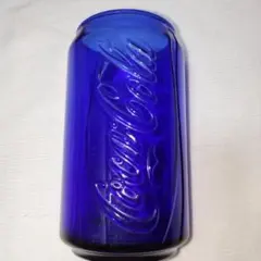 コカ・コーラ　ガラスコップ　マック景品　濃紺