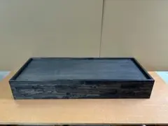 【ほるりん様オーダー品】60Lトロ舟 木枠セット　焼杉＋ウレタンニス仕上げ ほるりん様オーダー品】60Lトロ舟 木枠セット 焼杉＋ウレタンニス