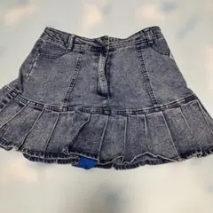 美品　ラブトキ　デニムフリルスカパン 160