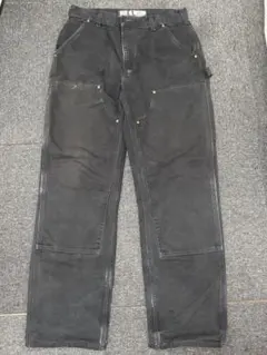 Carhartt ダブルニー ブラック 32×32 USA製　パンツ カーハート