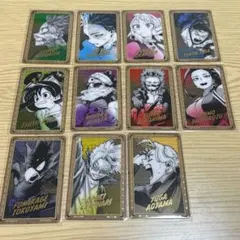 ヒロアカ　原画展　箔押しクリアカード　まとめ売り