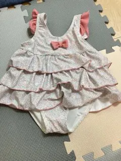 フリル付き 女の子水着 120