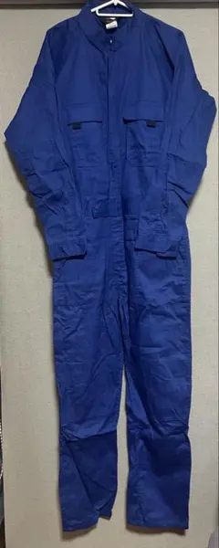 SOWA つなぎ オーバーオール ブルー LLサイズ