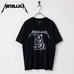 METALLICA メタリカ バンドT ブラックアルバム スネーク L