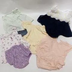 女の子 夏服 セットアップ 70サイズ 5セット ベビー服