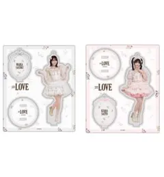 2つセット =LOVE 野口衣織 佐々木舞香 アクスタ 8周年ツアー衣装②