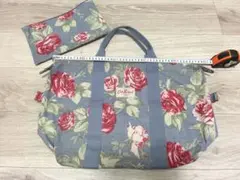 Cath Kidston ローズ柄 トートバッグ ポーチ付きのサムネイル