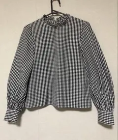 トゥモローランド マカフィー　ギンガムチェックブラウス