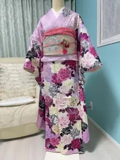 振袖フルセット 正絹 辻が花 、正絹長襦袢、正絹袋帯 等7点 - メルカリ