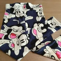 ✛ミッキー ミニー キャラクター柄 レギンス 100cm