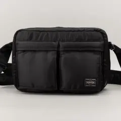 A689【未使用級】ポーター／タンカー　スリングバッグ　ショルダー　ナイロン　黒のサムネイル