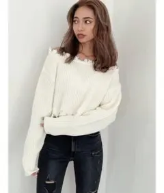 gyda オフショルニットトップス