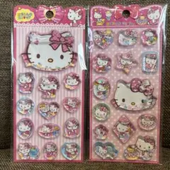 ⑤ サンリオ　ハローキティ　シャカシャカウォーターシール ステッカー 2点セット