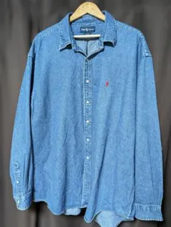 90s ラルフローレン RALPH LAUREN BLARE デニムシャツ