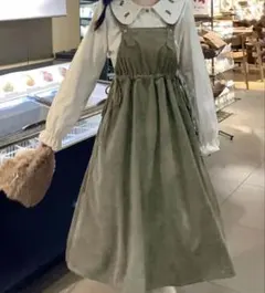 コーデュロイワンピース