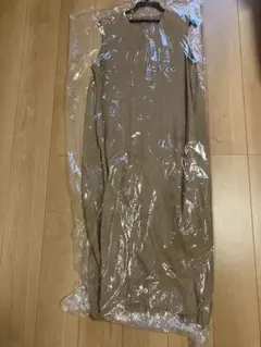 【クリーニング済み・美品】無印ノースリーブ ロングワンピース