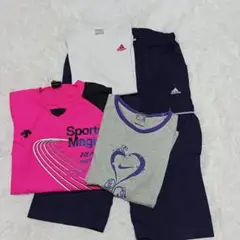 スポーツブランドウエア4点セット　アディダス　ナイキ　デサント　M～Ｌ