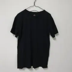 QM287 チャンピオン　半袖tシャツ ブラック　シンプル　レディースL