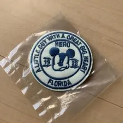 ミッキーマウス刺繍ワッペンʕ•ᴥ•ʔ