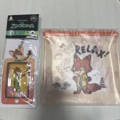 ズートピア Happyくじ カードホルダー ポーチ