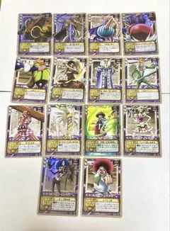 ワンピース 旧カードダス バロックワークス一味関連のカードセット