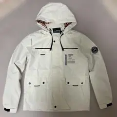 白　ブルゾン　マウンテン　ジャケット　レディース　L