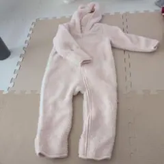 冬用　baby GAP フリースロンパース ピンク