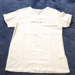 TO* by agnès b. ホワイト Tシャツ サイズ40