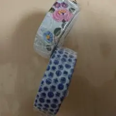 タイムセール！mtexレースかろちゃ&小花活字マスキングテープ