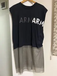 美品　khaki ARMY ロゴ チュールレイヤード カットソーのサムネイル