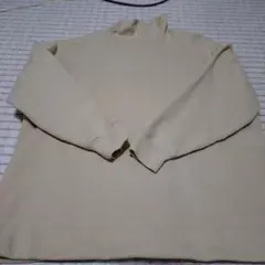 GAP❗一度だけ着ました★ベージュ ハイネック 長袖 トップス★裏起毛★Mサイズ